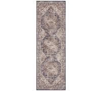 Terrain Designer Shortpile Cream Blue Rug - 80X200 cm