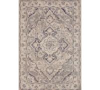 Terrain Designer Shortpile Cream Grey Rug - 160X235 cm