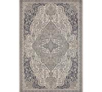 Terrain Designer Shortpile Grey Cream Rug - 240X340 cm
