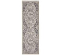 Terrain Designer Shortpile Grey Cream Rug - 80X200 cm