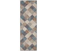 Terrain Designer Shortpile Rug Bakke - Geometric Design - 80X200 cm