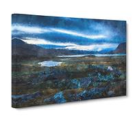 Terrain In Abisko Sweden Canvas Print for Living Room Bedroom Home Office Décor, Wall Art Picture Ready to Hang, 30 x 20 Inch (76 x 50 cm)