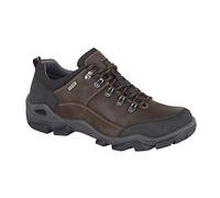 TERRAIN Mens Leather Trail Shoes Dark Brown