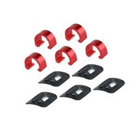 Terrain Mountain Bike Hose Guide Clamp Tool Easy Mounting Not Erosion Shifts Cable Brackets for Riding General Bike Cable Holder Metal+Plastic