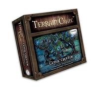 TerrainCrate: Gothic Grounds by Mantic Games | 10 Pre-Coloured 28mm PVC Terrain Pieces | Fantasy Scenery for D&D, Pathfinder, Warhammer | Includes Spooky Trees, Mushrooms & Tree Stumps