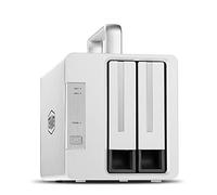 TERRAMASTER D2 Thunderbolt 3 Professional-Grade External Hard Drive Enclosure 2 Bay RAID 0/RAID1/JBOD Hard Drive Raid Enclosure (No Disk)