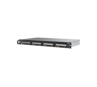 TERRAMASTER D4-320U Hard Drive Enclosure - 4Bay 1U Rack Mount USB 3.2 Gen2 10Gbps Type-C External USB Storage Compact Chassis Hot Swappable Plug and Play (Diskless)