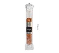 Terramezzo Chilli Pepper Ceramic Grinder (130g x 30cm Tall) Premium Quality Selected HOT Chilli Flakes Ready for Seasoning Pasta, Pizza and Grilled Meat & Fish Versatile Perfect for Chilli Lovers