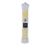 Terramezzo Lemon Salt Ceramic Grinder (420g x 30cm tall) Premium Quality Chef Favourite Sicilian Sea Salt with Lemon Ideal for Fish, Seafood and Summer Salads Refillable mill