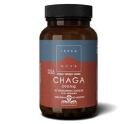 Terra Nova Chaga 500mg Full-Spectrum Fresh Freeze-Dried Organic - 50 Vegicaps