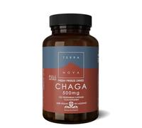 Terranova Chaga 500mg Full Spectrum (Fresh Freeze Dried-Organic) 100 Pack