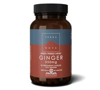 Terranova Freeze Dried Ginger 350mg Capsules 50 Capsules
