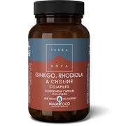 Terra Nova - Ginkgo, Rhodiola & Choline Complex - 50 Vegicaps