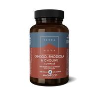 Terranova Ginkgo, Rhodiola & Choline Complex 100 Pack
