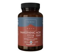 TERRANOVA Pantothenic Acid with Active Pantethine 250mg Complex - 100 Vegicaps