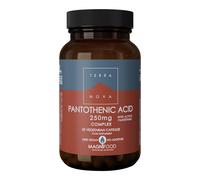 TERRANOVA Pantothenic Acid with Active Pantethine 250mg Complex - 50 Vegicaps