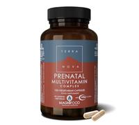 TERRANOVA Prenatal Multivitamin Complex - Capsule, 100 Vegicaps | Pregnancy & breastfeeding multivitamin, methylfolate 400ug gentle iron vegan D3 iodine DHA, kale bilberry beetroot