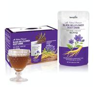 TERRAPICK Korean Black Bellflower Extract - Premium Root Juice for Lung & Throat Health, 100% Korean-Grown Black Bellflower, No Additives or Preservatives, Daily Herbal Wellness Drink (30 Pouches)