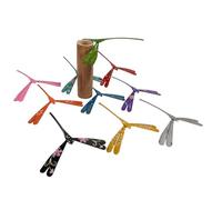 Terrapin Trading 10 x Fair Trade Bamboo Wooden Handmade self balancing dragonfly