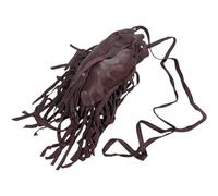 Terrapin Trading Dark Brown Fair Trade Native American Leather Pouch Medicine Bag