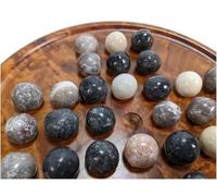 Terrapin Trading Handmade Moroccan 5 X Stone Marbles Pieces for Solitaire ETC SPARES