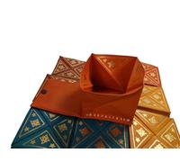Terrapin Trading Handmade Moroccan Leather Coin Purse with Note Pocket - Unique Folding Design
