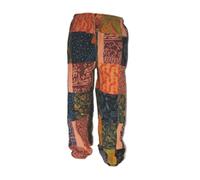 Terrapin Trading One Size Nepalese Patchwork Trousers/Pants Colourful Multicoloured Hippy