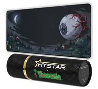 Terraria Extended Gaming Mouse Pad | XXL 36" x 16" | 5mm Thick, Waterproof Surface, Smooth Polyester Fabric, and Natural Rubber Base (Eye of Cthulhu)