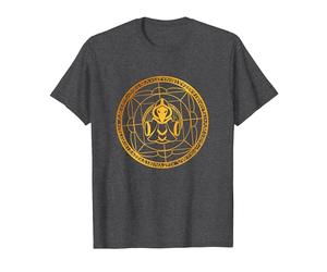 Terraria Mystic Wizard Mage Arcane Circle Symbol PAPL1096 T-Shirt, Men, Dark Heather Grey, 3X-Large