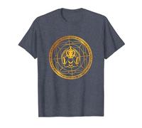 Terraria Mystic Wizard Mage Arcane Circle Symbol PAPL1096 T-Shirt, Men, Heather Blue, 6X-Large