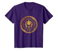 Terraria Mystic Wizard Mage Arcane Circle Symbol PAPL1096 T-Shirt, Youth, Purple, Medium