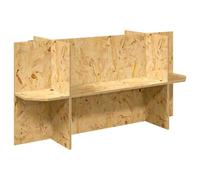 vidaXL Terrarium Base with Shelf Brown 100 x 40 x 50 cm OSB