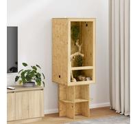 Terrarium Brown OSB & Glass 50x50x100cm Sliding Door Side Ventilation Matte 20kg