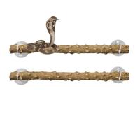 Terrarium Climbing Branch - Natural Reptile Habitat Decor, Corner Mounted Tank Accessory | Wood Construction, Stable Perch for Drawhed Dragons Snakes Lizard