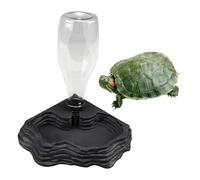Terrarium Drinking Fountain - Automatic Lizard Water Bowl, Turtle Hydration System, Water Dish | Reptile Waterfall Dispenser, Steady Flow Drinking Source with Landscaping Design for Amphibian Habitat