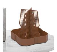 Terrarium Feeder - Climbable Ladder, Front Dish, Frog Food Container, Lizard Geckos | Reptile Feeder with Removable Climbing Ramp for Crested Geckohabitat Bearded Gum Cage