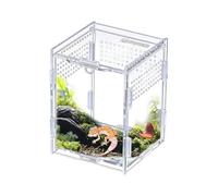 Terrarium for Spiders, Transparent Acrylic Habitat | Terrarium for Geckos - for Small Reptiles, Lizards, Snakes, Frogs, Livestock
