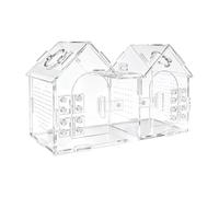 Terrarium Jumping Spider Clear Acrylic Reptile Tank Reptile Vent Enclosure | for Spider Frog Gecko Tarantula Scorpion Mantise Home Travel Office Living Room