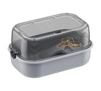 Terrarium Kit | Full View Water Turtle Starter Kit, Multi-Function Area, Breathtaking Habitat, Bottom Exhaust, Basic Stage for Small Reptiles