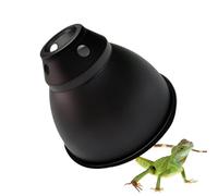 Terrarium Light Fixture - Dome Reflector Lamp, Reptile Bulb Holder | Heat-Resistant Lamp Socket for Basking Spot and UVB Lighting, Heating Tanks Habitat Enclosure, Ideal Turtles Lizards Frogs Snakes