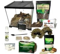 Terrarium Pro Kit - The Ultimate Snail Care Starter Pack for Giant African Land Snails, Helix Aspersa, Helix Pomatia, Grove Snails, etc