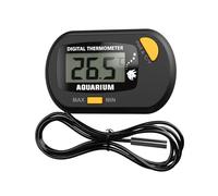 Terrarium Temperature Monitor - 5.8x3.6x1.1cm Compact Digital Heat Meter, Versatile Thermal Checker | Reptile Sensor Turtles Lizards Habitat Regulation, Precise Climate Control Unit