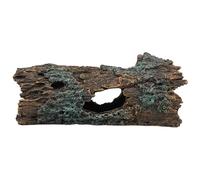 Terrariums Accessories, Leopard Gecko Accessories, Resin Hollow Bearded Dragon Hideout, Imitation Bark Driftwood for Reptile Tank, Animal Basking station for Spider, Scorpion