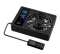 Terrariums Ventilator Cooling Fan Reptiles Tanks Hangable Air Coolers Automatic Terrariums Chiller Temperature Control Fan Reptiles Habitat Improvement