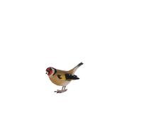 Terrastyle Brown, Red, Yellow Resin Goldfinch Garden Ornament (H)10.7Cm (W)6.7Cm