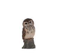 Terrastyle Brown Resin Owl Garden Ornament (H)25.5Cm (W)12.5Cm