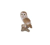 Terrastyle Brown, White, Natural Resin Barn Owl Garden Ornament (H)39.5Cm (W)17.5Cm
