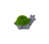 Terrastyle Green, Grey Ceramic Tortoise Garden Ornament (H)10.7Cm