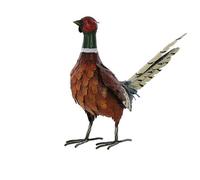 Terrastyle Green Steel Pheasant Garden Ornament (H)39Cm (W)16Cm