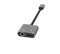 Terratec 272978 USB Type-C USB Type-C Cable Adapter, 3.5 mm Black - Cable Adapter (USB Type-C, USB Type-C, 3.5 mm, Male/Female, Black)